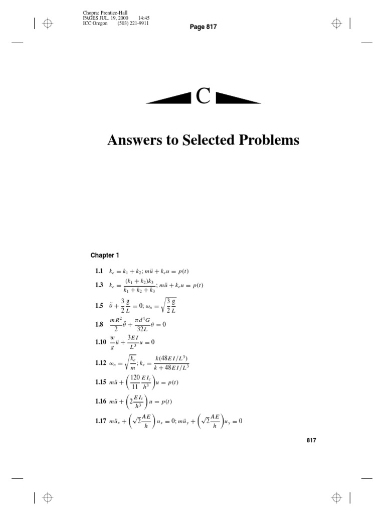 Selected Problems Solutions in Dynamics | PDF