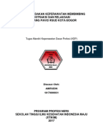 Analisa Tindakan Keperawatan Membimbing Distraksi Dan Relaksasi