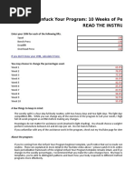 Unfuck Your Program: 10 Weeks of Periodization, Intermediate Program Read The Instructions First!