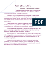 Informacion Sobre Rio Rio Chiu y Mas Vale Trocar