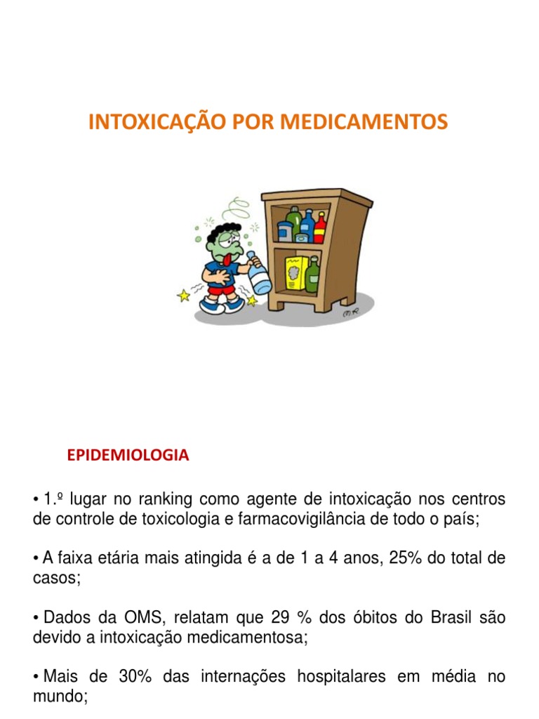 Intoxicação Medicamentosa: Epidemiologia e Tipos | PDF | Drogas ...