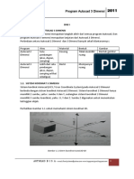 Modul Autocad 3 Dimensi PDF