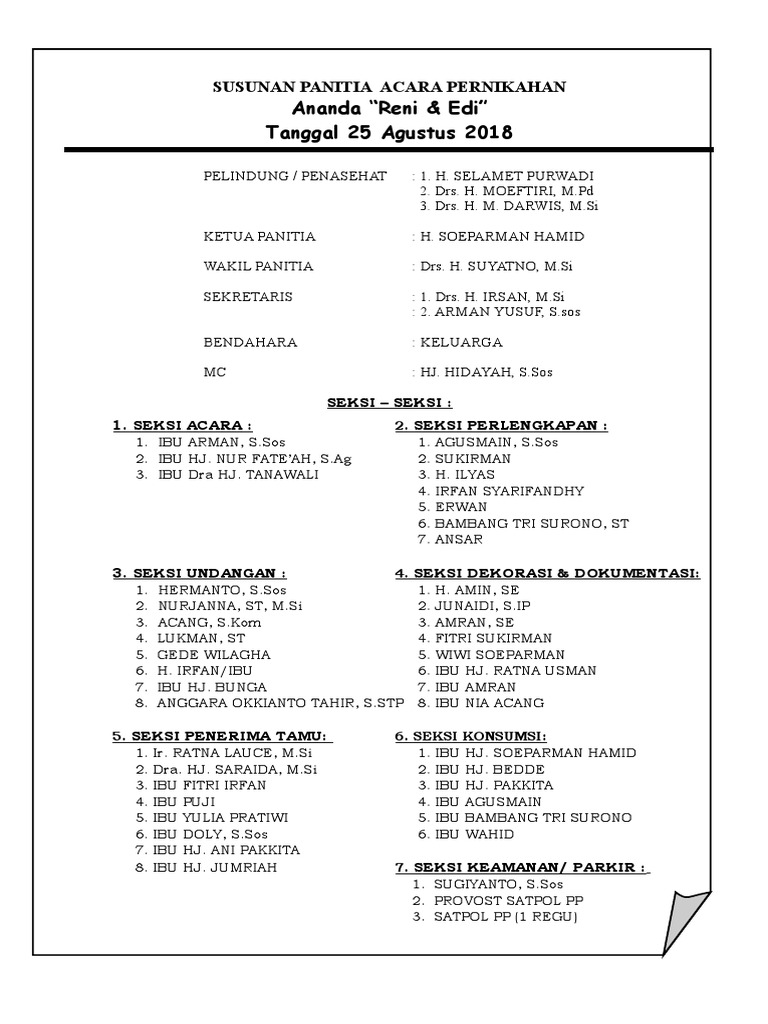 Model Undangan Pernikahan