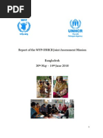 Report of The Rohingya Refugee Joint Assessment Mission by WFP-UNHCR