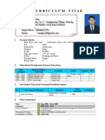 CV - Kusmira Agustian