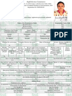 Recruitment of Combined Graduate Level Examination, 2018 Registration No: 63003493218