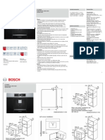 Bosch CTL636ES1 Coffee Machine Specifications Sheet