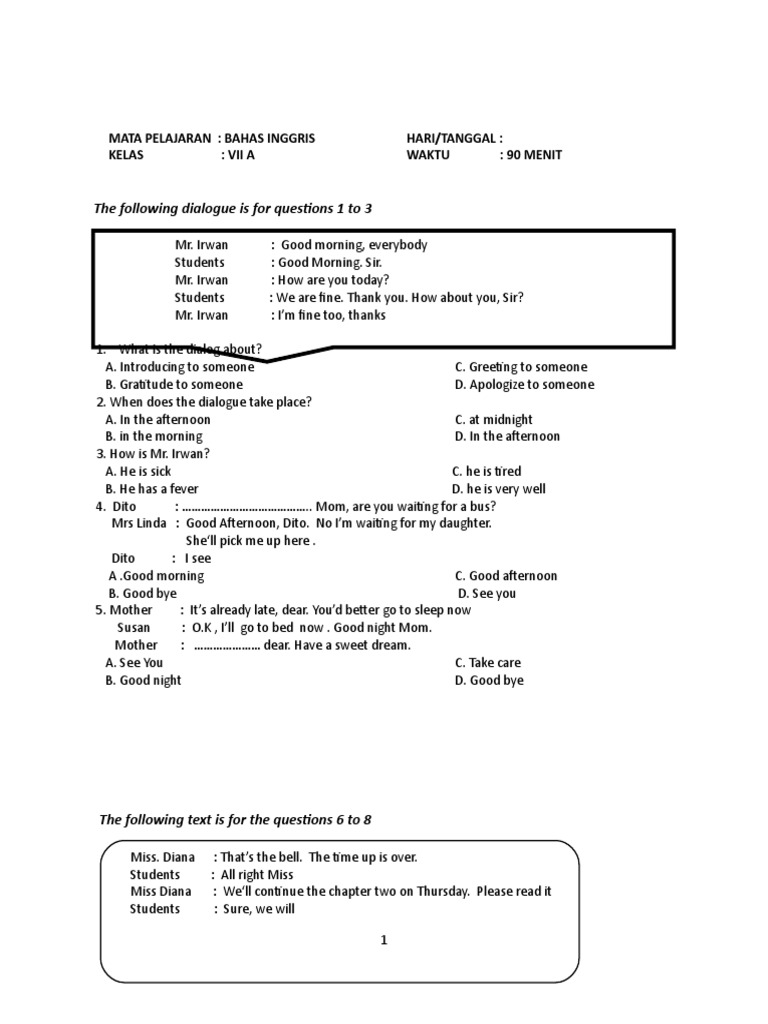 View 90 Soal Pts Bahasa Inggris Kelas X Pictures
