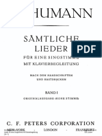 Schumann Lieder Contents