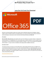 Microsoft Office 365 Product Key Crack Full + Final 2018