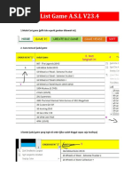 List Game Asl | PDF