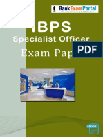 Download IBPS Specialist Officers Previous Year Exam Papers eBook