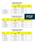 Schedule Muroja'Ah Grade 6 Nabawi Islamic School: NO DAY Surah Leader From TO