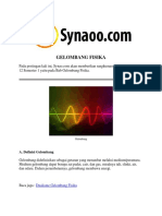 Rangkuman Materi GELOMBANG FISIKA PDF