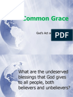 Common Grace: God's Act On All Humanity