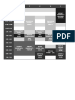 Schedule Template