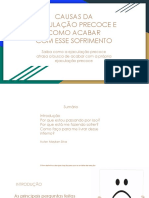 Ebook Grátis Ejaculação Precoce PDF
