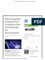 Want a Superfast Computer_ First Processor is Here That Uses Light for Communication