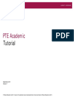 PTE academic tutorial