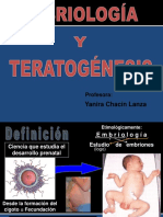 1ra Clase Embriología y Teratogénesis 2016