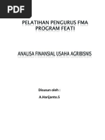 Analisa Usaha Tani Padi Sawah Analisa Usaha Tani Padi Sawah