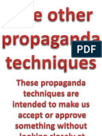 Five Other Propaganda Techniques