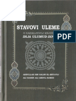 Stavovi Uleme o Gazalijevoj Knjizi Ihja-Ulumud-Din