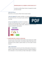 Banco Central: Funciones y Políticas Monetarias