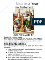 Bible in A Year 47 NT Acts 10 To Acts 17