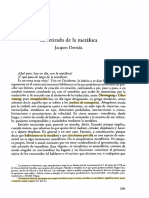 Derrida, La retirada de la metáfora