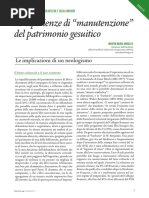 L'esperienza di manutenzione del Patrimonio Gesuitico