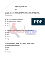 Joblana Test (JL Test) IT Jobs Sample Paper