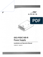 Installation and Operation Manual _ GX2-PSDC10D-R _ Power Supply _ ARRIS