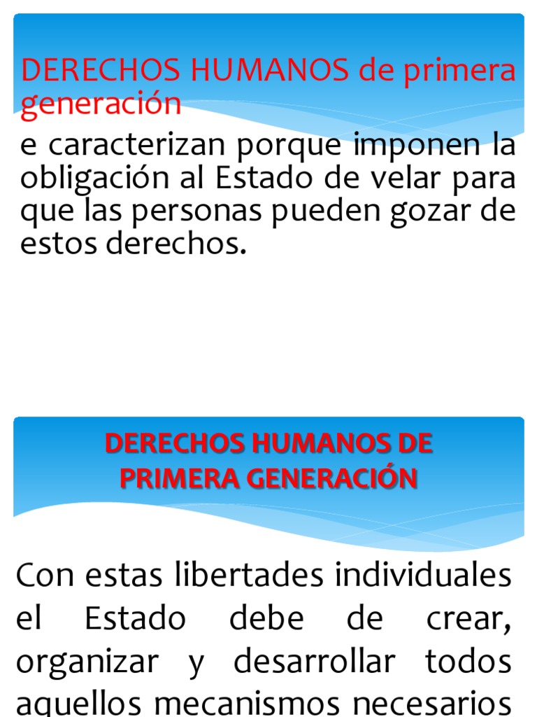 DERECHO HUMANOS primera generación.pptx Libertad Bienes (Ley)
