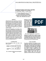 Combining Hough Transform and Contour Algorithm For Detecting Vehicles' License-Plates