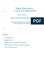 Time Delay Estimation