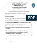 Requisitos Conareqf