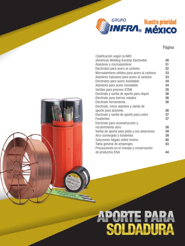 Material Aporte Soldadura INFRA | PDF | Soldadura | Construcción