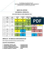 Horario Actualizado Del Aula de Innovacion Mes de Junio (Autoguardado)