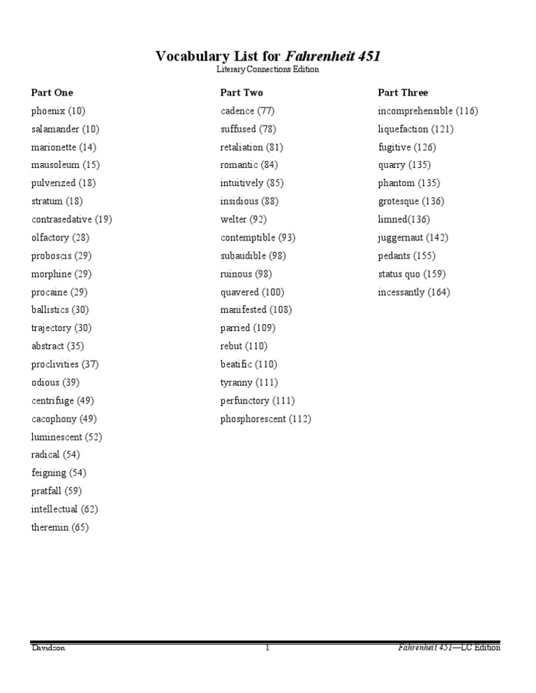 Olfactory Imagery In Fahrenheit 451 - IMAGECROT