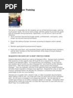 Banquet Operation Manual | Buffet | Menu