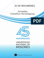 Libro de Resumen de Jornadas de UNaM 2018