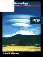 Whiteman, 2000 [book] Mountain Meteorology Fundamentals and Applications