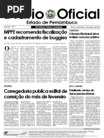 Diário Oficial - MP Janeiro 2018