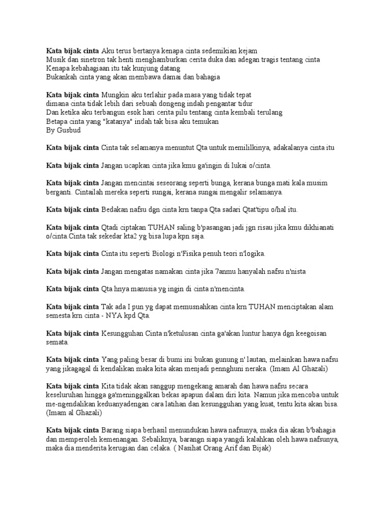 100 Kata Bijak 100 Kata Bijak