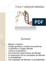 4.3 La Genética y Gregor Mendel Clase de Mañana 2
