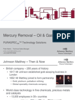 Johnson Matthey - Mercury Removal in Oil & Gas PDF