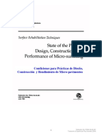 Micro-pavimento: Condiciones para Prácticas de Diseño y Construcción