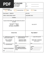 Disbursement Voucher