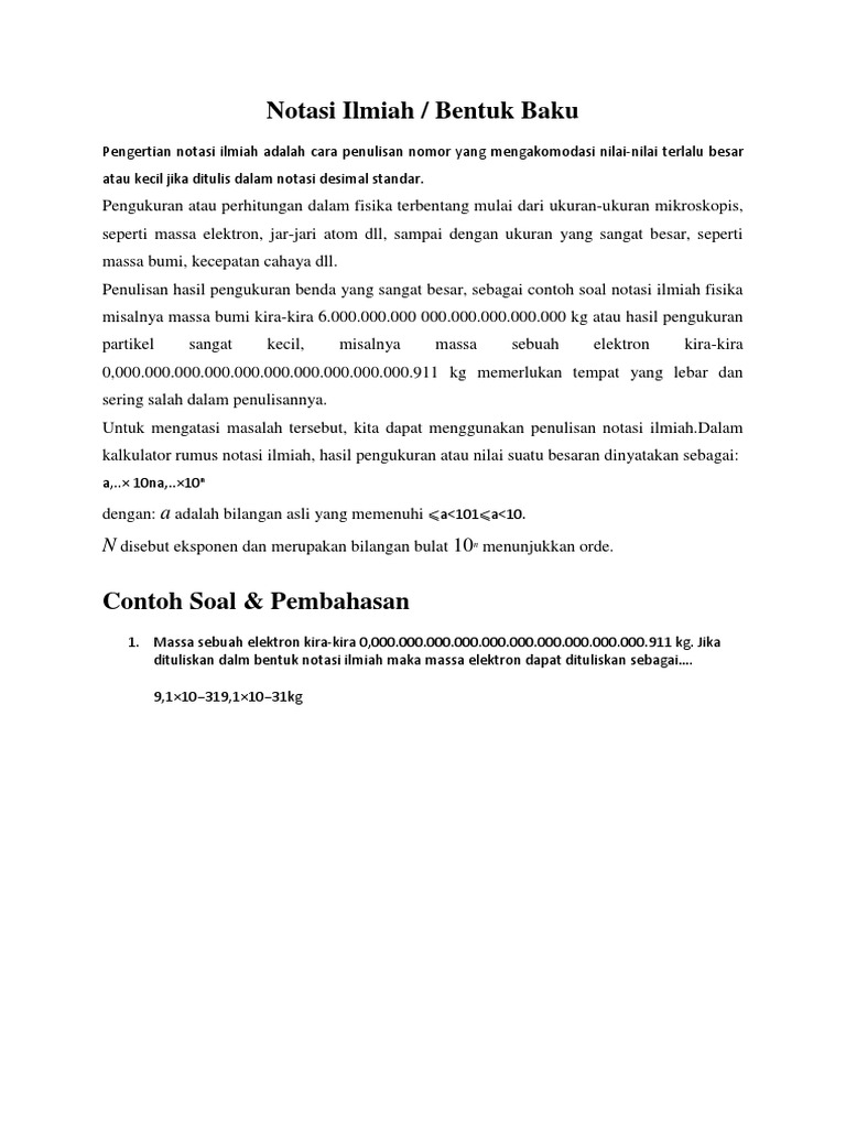 Notasi Ilmiah Docx
